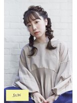 ラレイ(Lalei)&nbsp;表参道駅/青山　大人ツイン編み込みアレンジ　辻幸奈