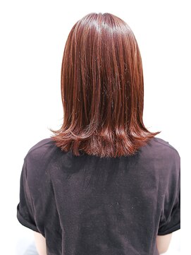 ラフィス ヘアー エルア 武庫之荘店(La fith hair elua) 【La fith】 伸ばしかけ×切りっぱなしミディ