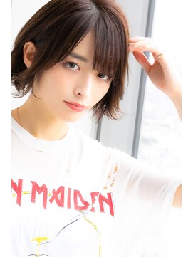 ヌーン ヘアメイク プラス ハッピータイムズ(NOON hair make+happy times) 耳かけ☆透明感イルミナアッシュベージュ 中野ヌーンstyle61