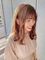 ヘアーサロン クスキ(hair salon KUSUKI) ピンクベージュスタイル