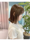 切りっぱなしボブ