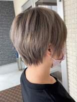 ヘアサロン アプリ(hair salon APPLI) 『 明るめグレージュカラー☆　すっきりカジュアルショート 』