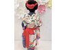 七五三7歳祝着＋日本髪＋お母様訪問着＋ヘアセット