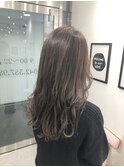 外国人風バレイヤージュ☆アッシュ