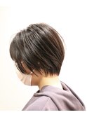 大人ショートボブ