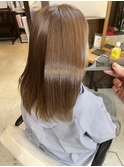 艶感ベージュブラウンカラー【別府】