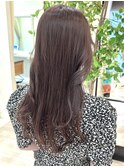 THEOSCAR梶原 グレージュセミロング艶髪スタイル