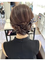オウン(AUN)&nbsp;浴衣ヘアアレンジ