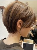 ミルクティーベージュダブルカラーインナーカラーケアブリーチ