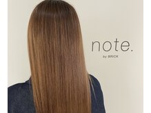 ノートバイブリック(note. by BRICK)の雰囲気（「酸性ストレート」でうねりやダメージヘアを艶髪へ導きます。）