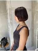 巻いてあごラインになる大人可愛いミニボブ◎蔵前