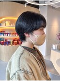 【高城】20代30代シアーカラーマッシュショートヘア