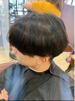 ヘアースペースブルーム ヒーロー 園田店(HAIR SPACE BLOOM hero)&nbsp;韓国マッシュミルクティーベージュ「ビフォー」