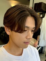 フゥ 宇都宮(FeU)&nbsp;波巻きパーマメンズパーマメンズヘアツーブロックツイストパーマ