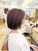 まとまりショートボブ　ワンレン前下がり【横浜】