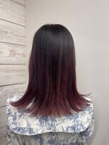 ベルクープス 天王寺店(Belle Coupes) 【BelleCoupes】グラデーションカラーチェリーピンク