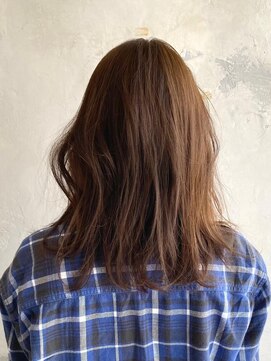 ニュイ(NUIT) ダブルカラーミルクティーベージュカラーブルーブラックブリーチ