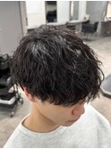 韓国風シャドウパーマ