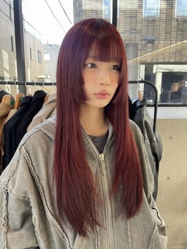 ビューズ(VIEWS) ワインレッド/赤カラー/ブリーチ無し赤/(表参道駅)