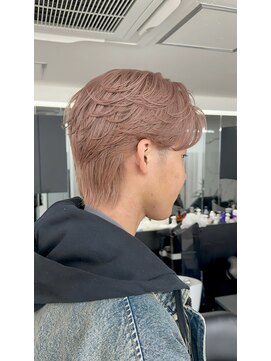 エトワール(ETOILE) 神戸三ノ宮メンズブリーチピンクベージュケアブリーチ