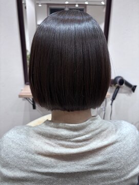 エスト 幕張本郷(est.) ホワイトグレージュミニウルフデジタルパーマチェリーブラウン