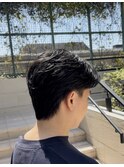 メンズ フェザーショート