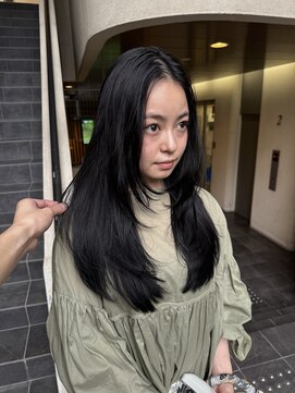 レックスヘアーインターナショナル(ReX HAIR INTERNATIONAL) 【中野倫大朗】暗髪×ロングレイヤーカット