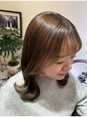 顔周りレイヤースタイル