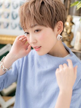 カバーヘア ブリス 北浦和(COVER HAIR bliss) ■ハイライトカラー束感刈り上げショート51-5★北浦和20代30代!