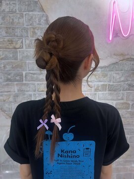 ヘアセット専門店 ナゴミ 池袋店(nagomi) 韓国風お団子