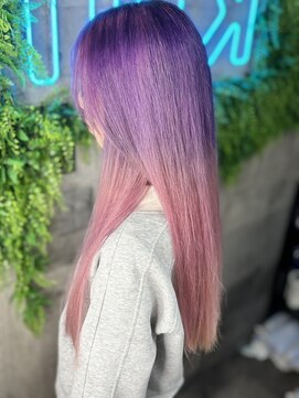 アールイーバイインク 渋谷(Re. by INK.) ウルフカット/ハイトーン/ミディアムウルフ/ハッシュカット