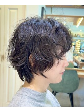 ロンド パルティール 大宮(Lond partir) 大人ガーリー/レイヤーショート/前髪白髪/20代30代40代50代/大宮