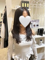 ウェルズ グランデ 奈良店(Well's GRANDE) 顔まわりレイヤー 動きのあるロング