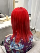 ニナ 梅田(nina)&nbsp;ブロンドに落ちるレッドカラー☆