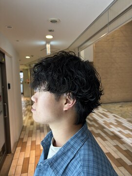ケンジ 平塚 アネッタ(KENJE annetta) ナチュラルパーマ マッシュスタイル