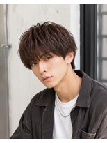 MEN's Baguz MEN'Sカット/ MEN'Sパーマ/ MEN'Sカラー 韓国風マッシュニュアンスパーマ束感ウェーブメンズヘア
