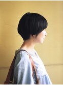 オシャレでかわいいナチュラル系マッシュショート