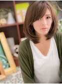*+COVER HAIR+*…透け感カラーで大人ミディa