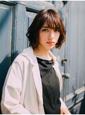 外国人風ナチュラルボブスタイル【古淵/相模原】