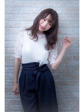 ヘアーアートシフォン 池袋西口店(Hair art chiffon) ブルージュ無造作アシンメトリー似合わせカットヴェールウェーブ