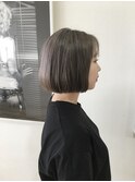 【303 HAIR AND TREATMENT】グレージュ×ボブ