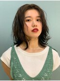 濡れ感、外ハネスタイル