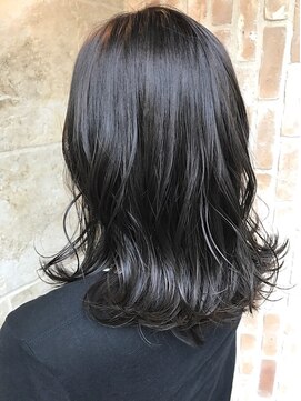 ティンク 天神(Tink) ラベンダーベージュ/セミロング/ツヤ感/ブリーチなし