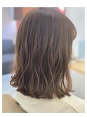パツッとカット*グレージュカラー