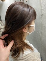 【表参道　roijir】赤みゼロブラウンインナーカラー