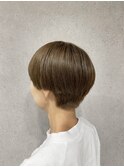 シンプルに魅せるマッシュショート