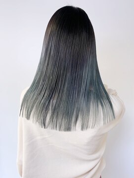 アイティー バイ アルバム 中野店(IT by ALBUM) モードグラデーション_カーキグレージュ_ba336001