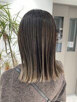 フレームプラス 御堂筋難波店(FRAME +)&nbsp;【FRAME+】白髪ぼかしハイライト