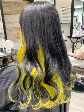 トルネード(TORNADO) 推しカラー黄色インナーカラーイエロー担当カラー S1115