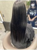 艶ブラック#ロングヘア#エクステ